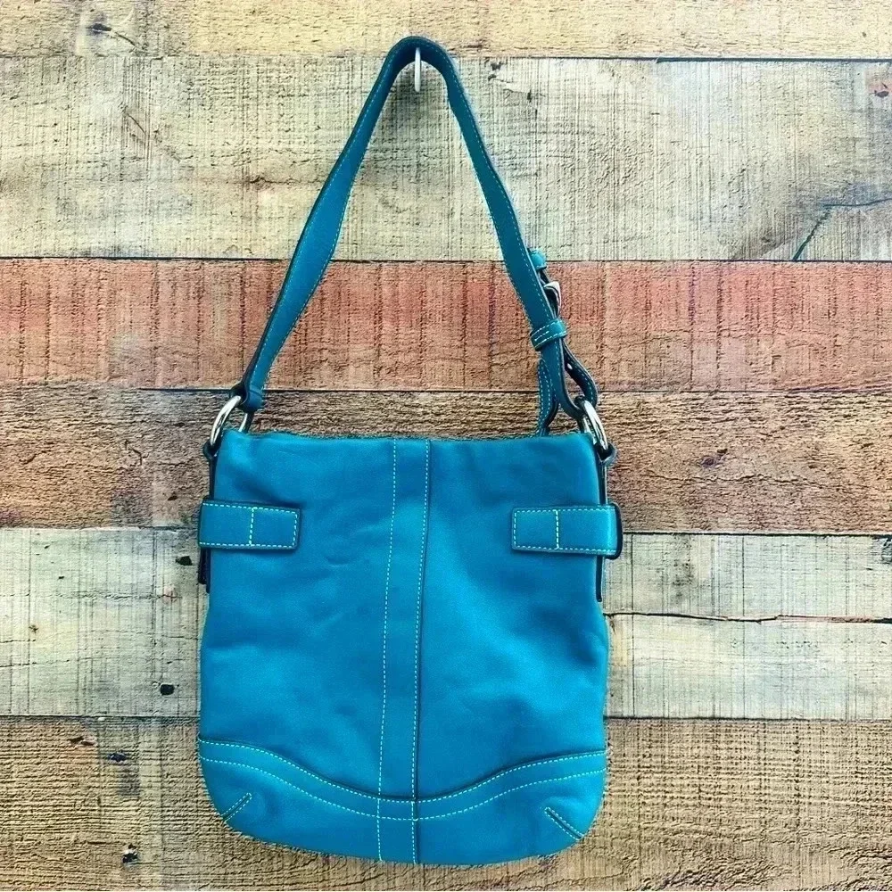 Coach Vintage Soho Slim Buckle Small Hobo Leather Bag